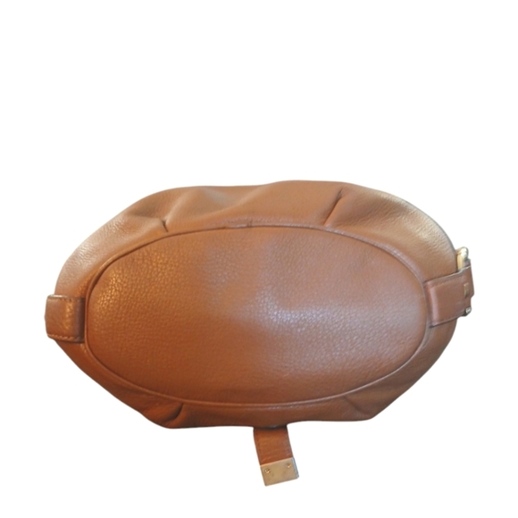 Michael Kors Brown Pebbled Leather Shoulder Bag - Picture 5 of 14